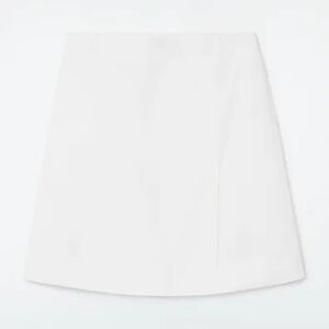 COS Crisp White Mini Skirt